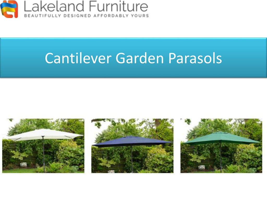 PPT Cantilever Garden Parasols PowerPoint Presentation, free download