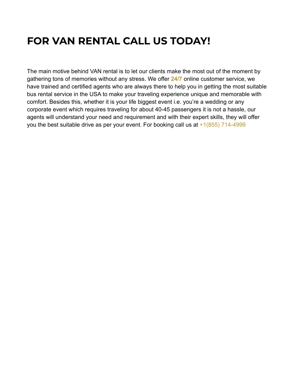 PPT 5 REASONS TO RENT A VAN FOR SUMMER VACATIONS PowerPoint