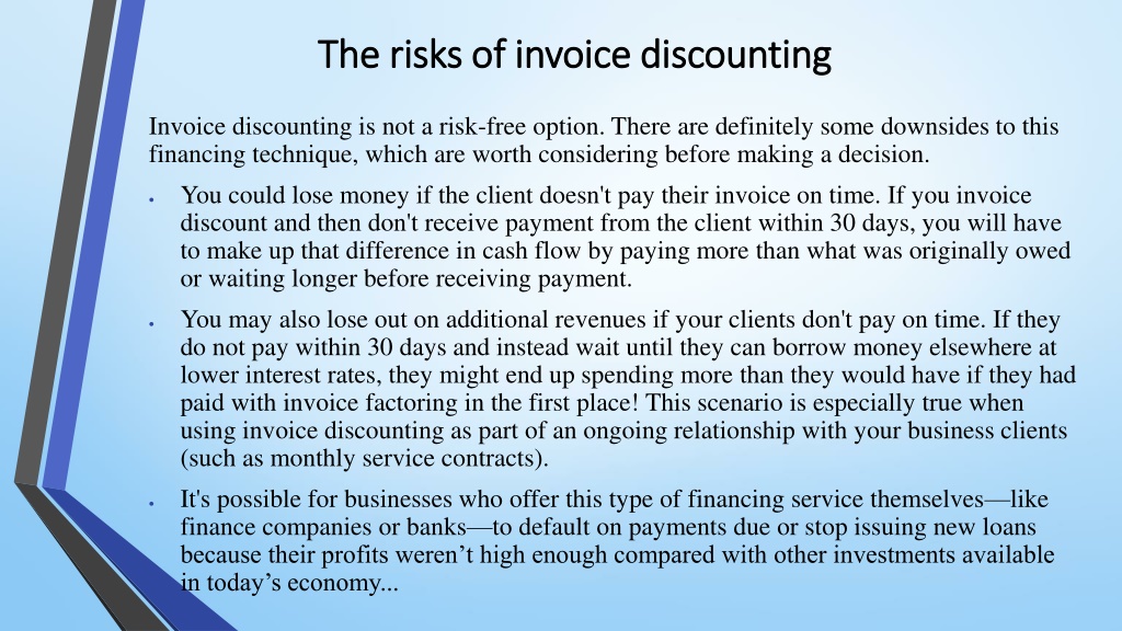 PPT - Invoice Discounting Explained: Faster Cash, Increased Profits ...