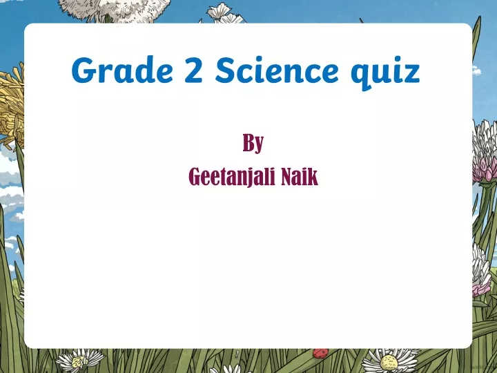 Science Quiz Round Names