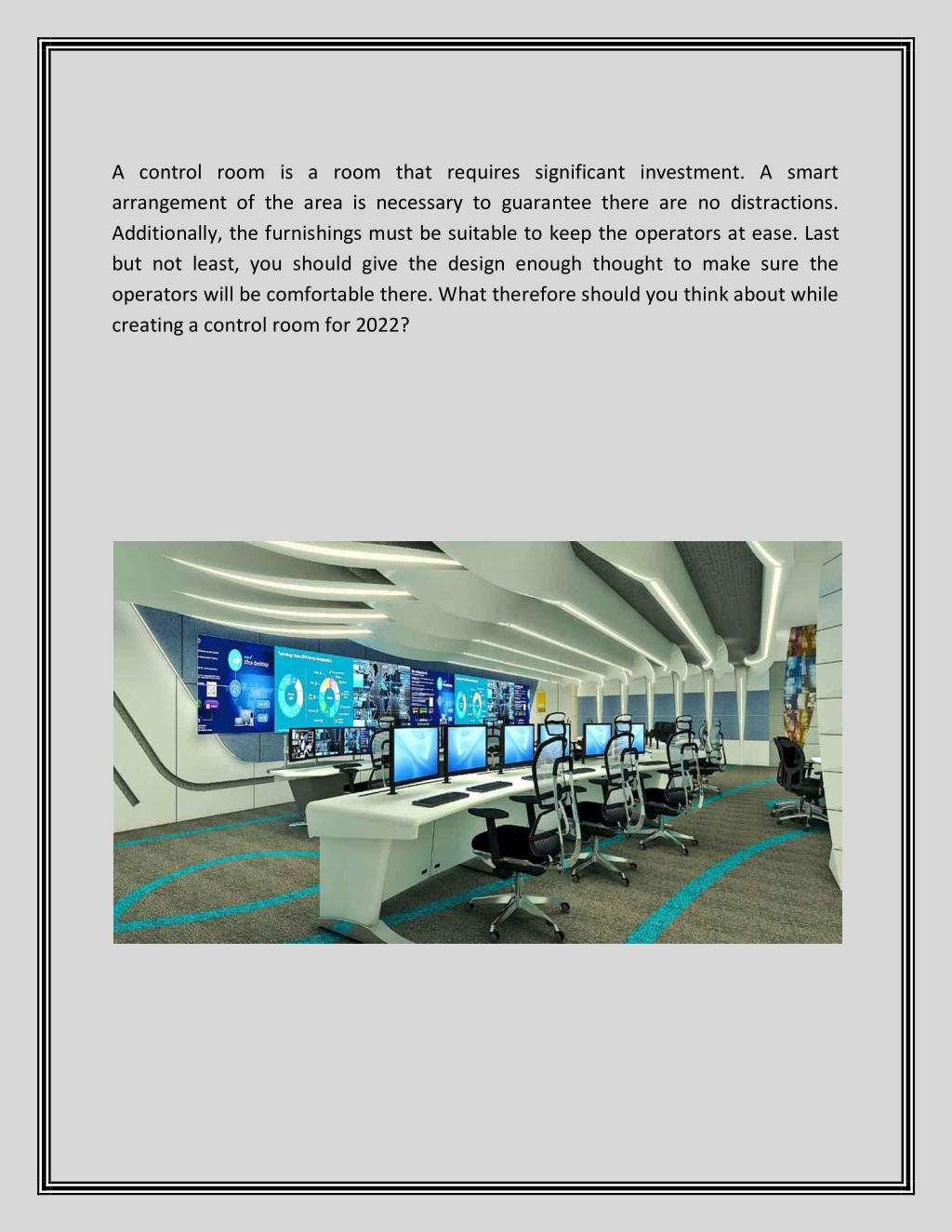 PPT - Designing A Control Room In 2022 PowerPoint Presentation, free ...
