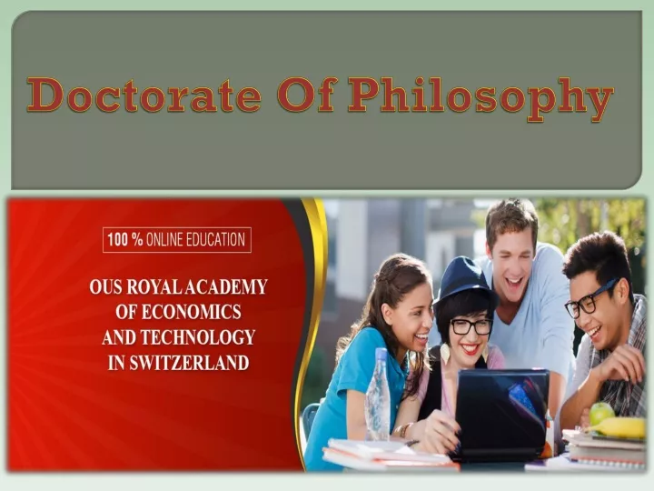 Ppt Doctorate Of Philosophy Powerpoint Presentation Free Download