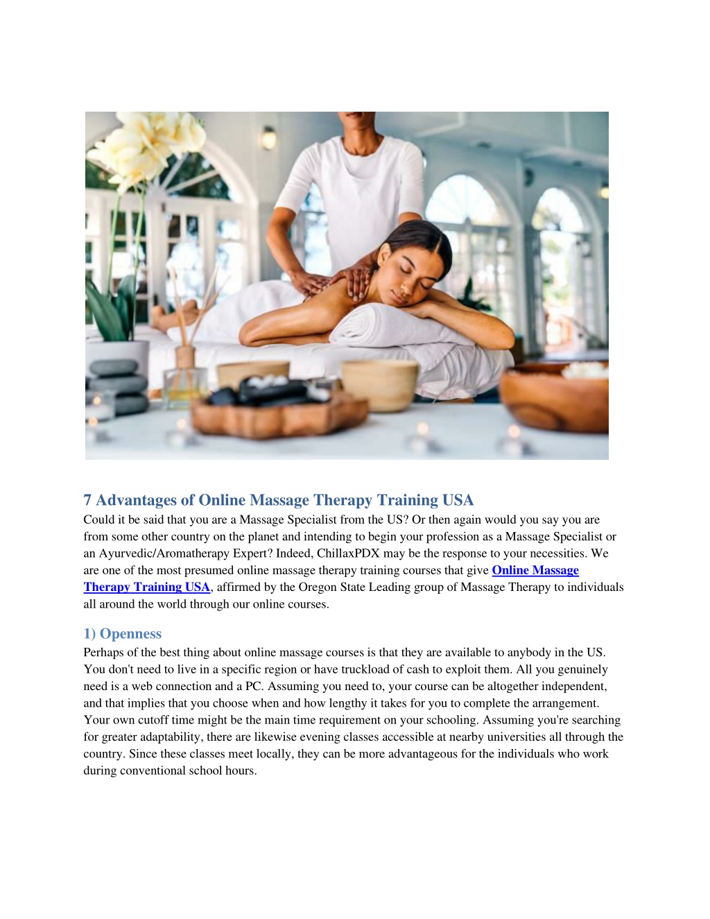 Ppt 7 Benefits Of Online Massage Therapy Training Usa Powerpoint Presentation Id11540113 6821