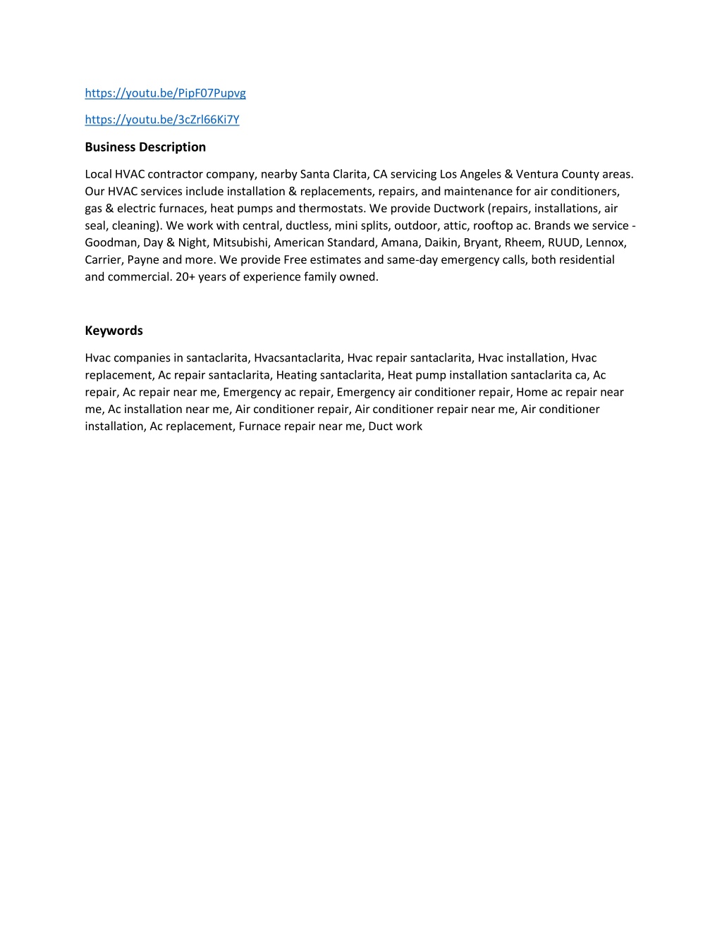 PPT - HVAC Santa Clarita PowerPoint Presentation, free download - ID ...