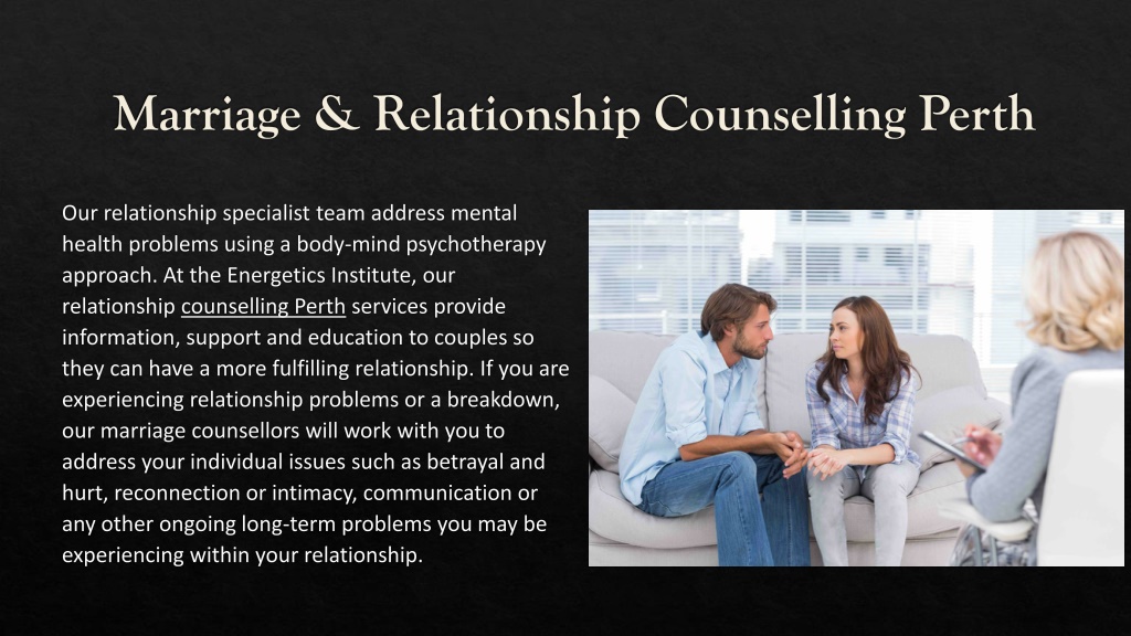 Ppt Couple Marriage And Relationship Counselling And Therapy Powerpoint