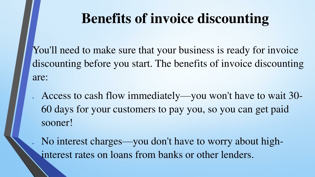 PPT - Invoice Discounting PowerPoint Presentation, Free Download - ID ...