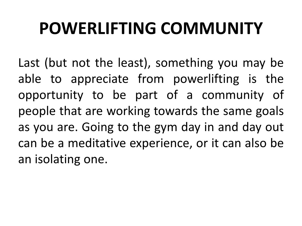 college essay about powerlifting