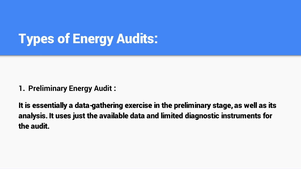 PPT - Energy Audit PowerPoint Presentation, Free Download - ID:11542611