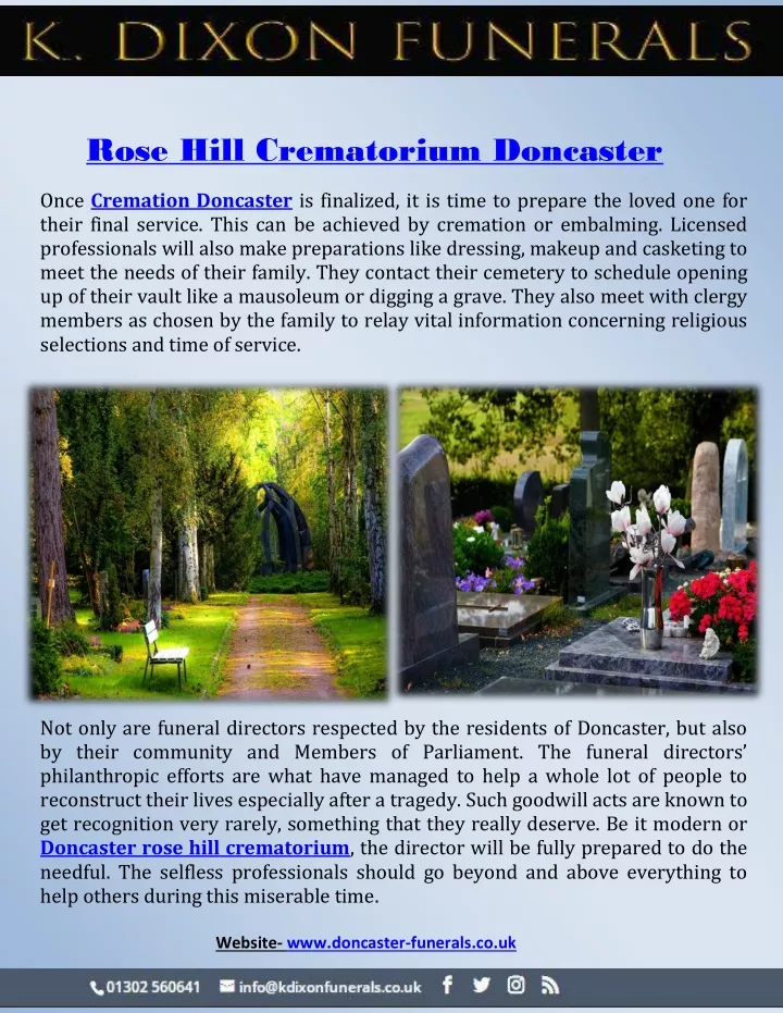 PPT Rose Hill Crematorium Doncaster PowerPoint Presentation, free