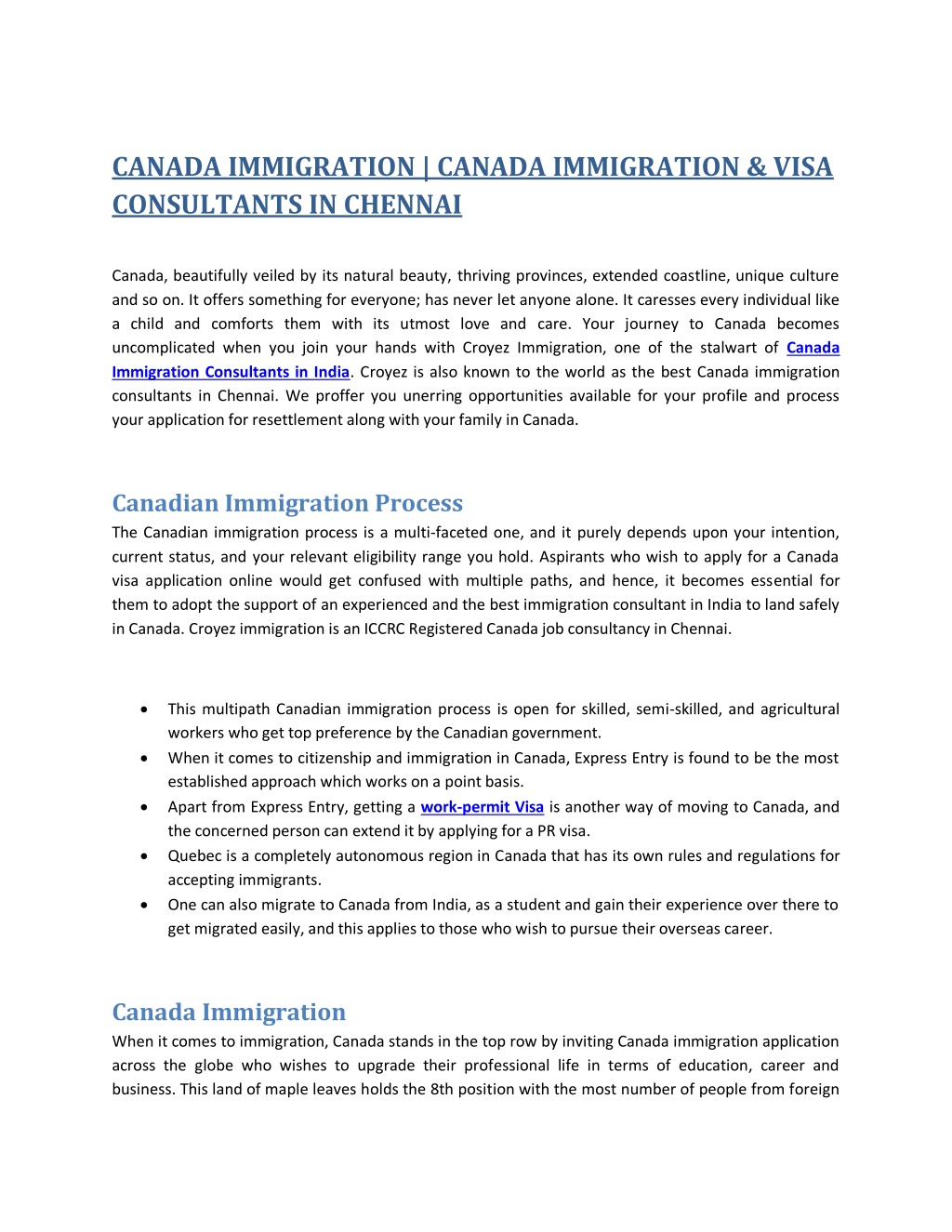 Ppt Canada Immigration Canada Immigration And Visa Consultants In Chennai Powerpoint 5032