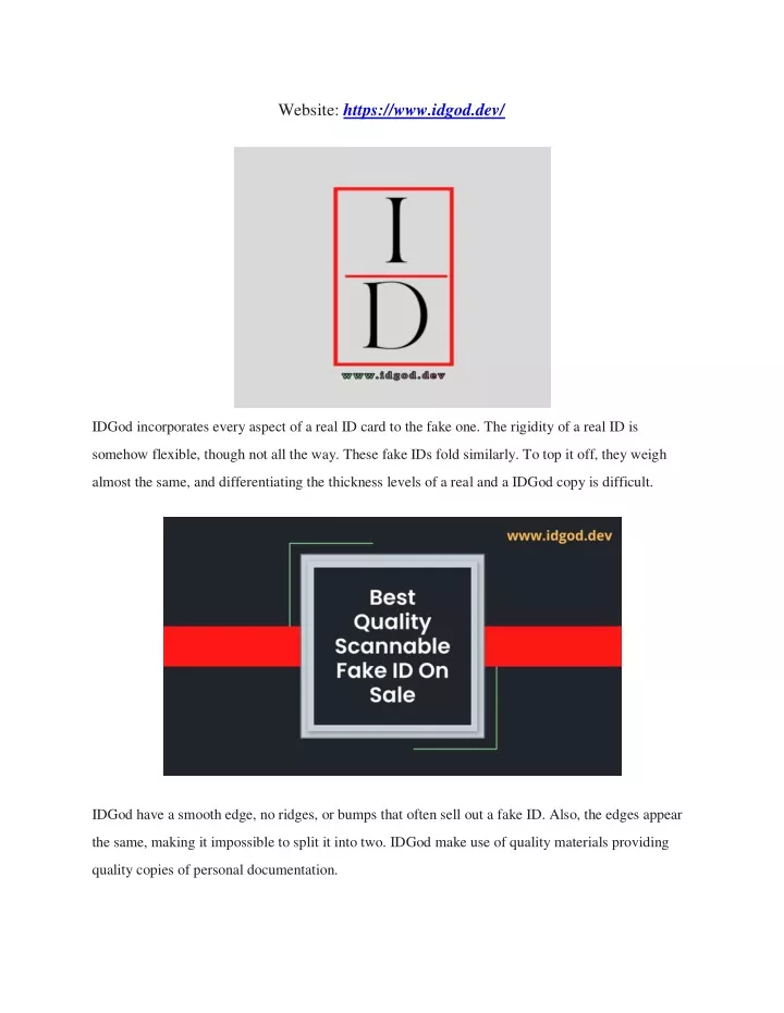 PPT IDGod ReviewsBest Fake ID Website PowerPoint Presentation, free
