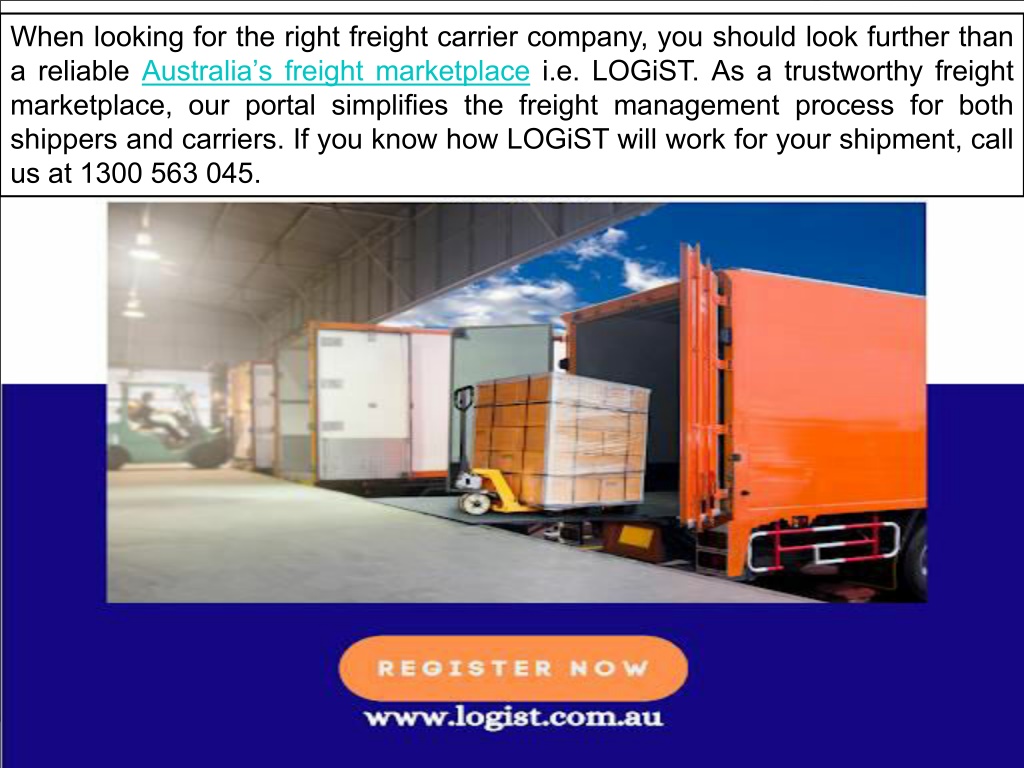 PPT - 5 Tips To Choose The Right Carrier For Your Shipment In Australia ...