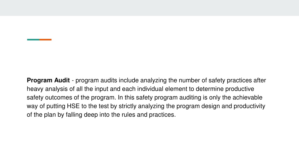 PPT Types of safety audits PowerPoint Presentation, free download ID11545588