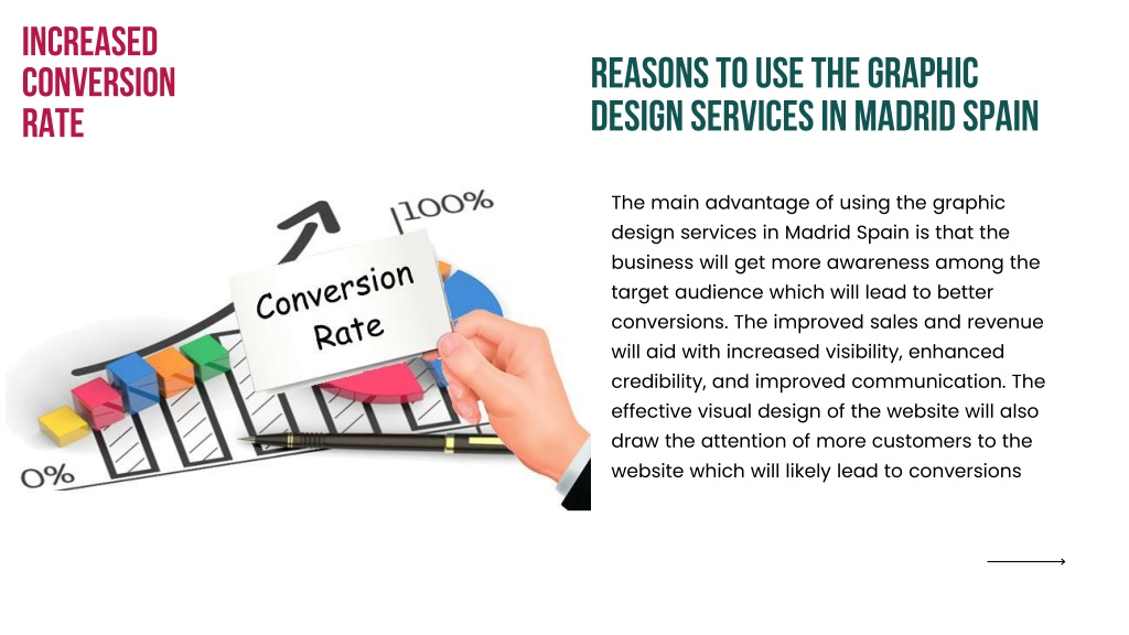 Conversion Rate Graphick PPT - Benefits Of Hiring Graphic Design Services Madrid Spain ...