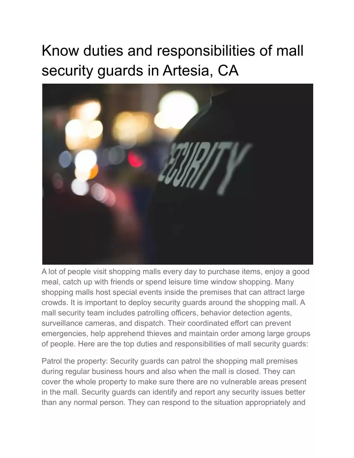 ppt-know-duties-and-responsibilities-of-mall-security-guards-in