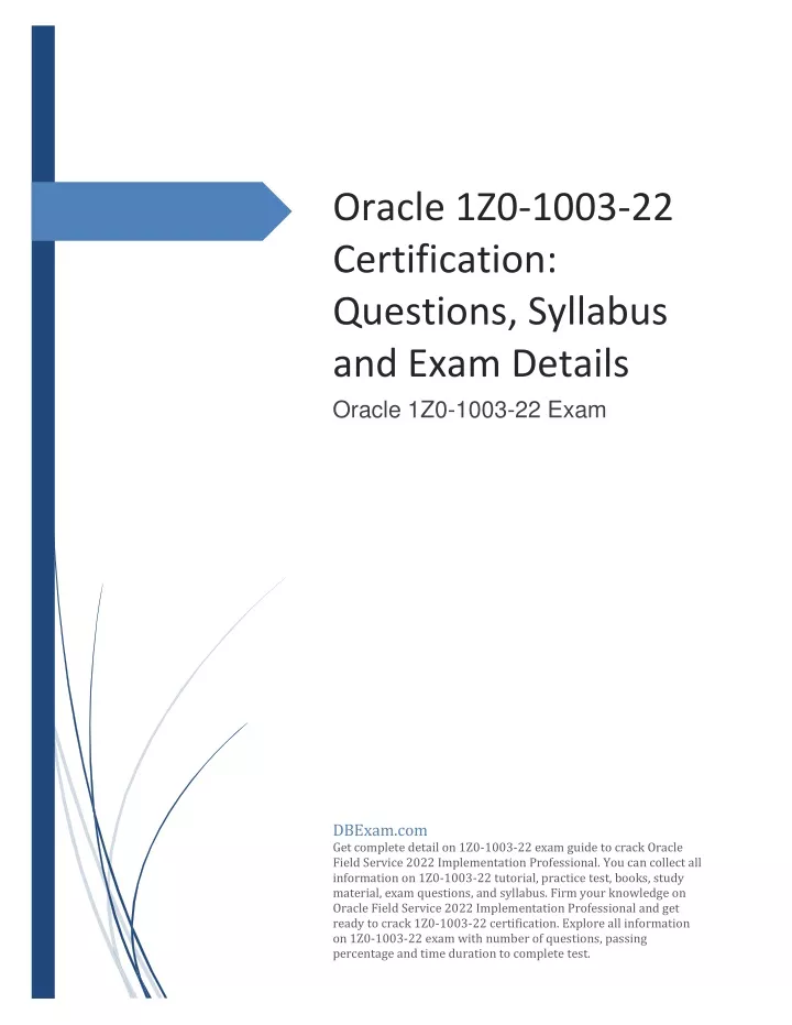 1z0-1003-22 Reliable Test Tutorial