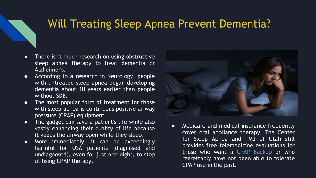 PPT - DEMENTIA_ MIGHT BE A CAUSE OF UNTREATED SLEEP APNEA PowerPoint ...