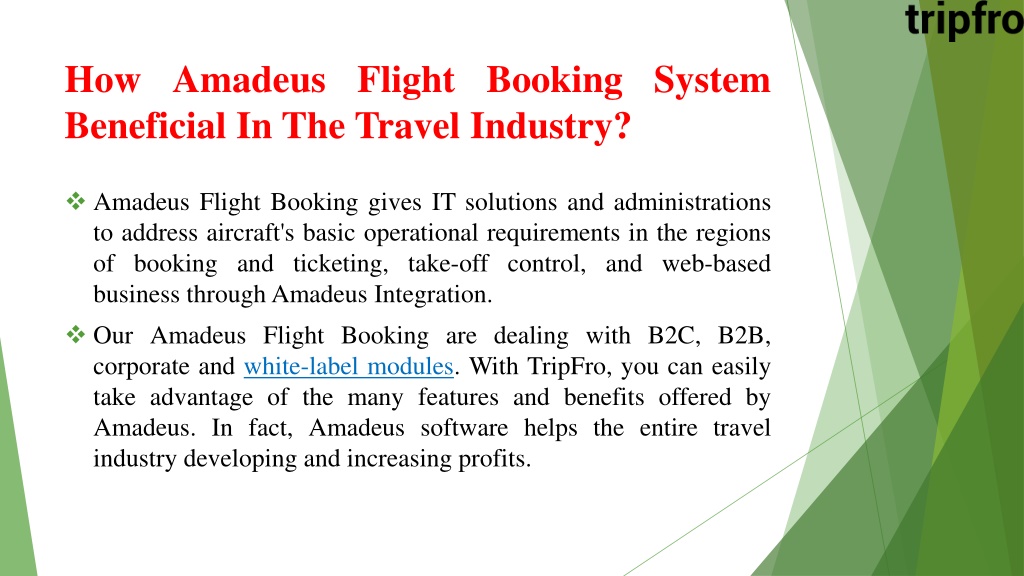 Ppt - Amadeus Flight Booking Powerpoint Presentation, Free Download 