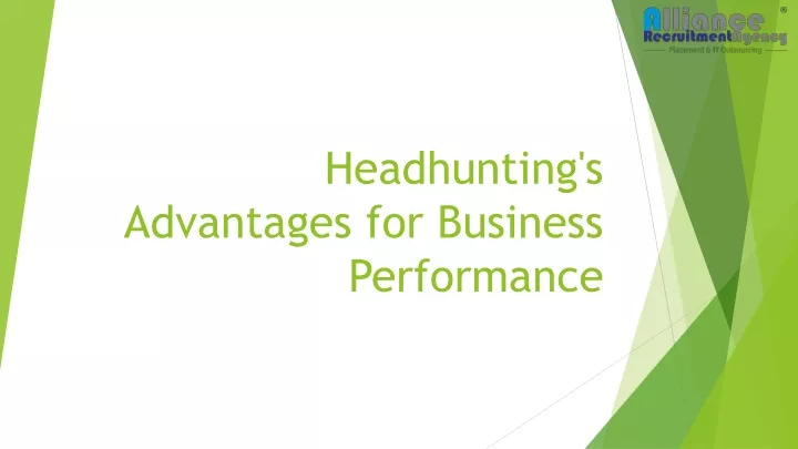 PPT - Headhunter Services: Hire the Best Professional Hunters