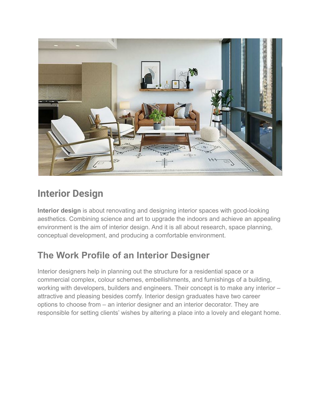 PPT - BACHELOR OF INTERIOR DESIGN COURSE DETAILS AND CAREERS PowerPoint ...