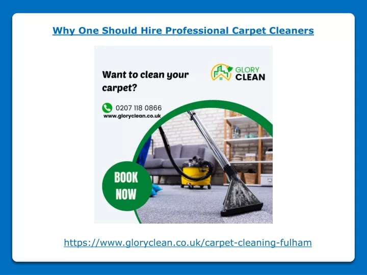why one should hire professional carpet cleaners n.