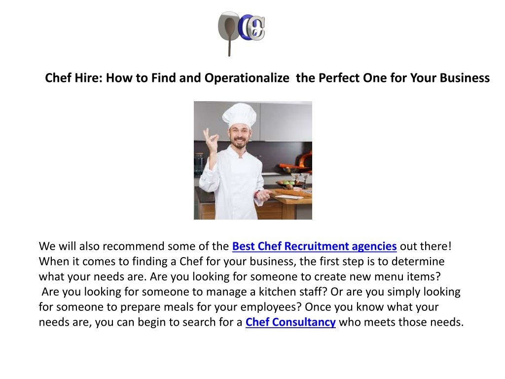 PPT - Best Chef Recruitment agencies PowerPoint Presentation, free ...