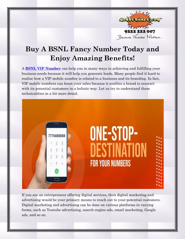 bsnl vip number list with price pdf