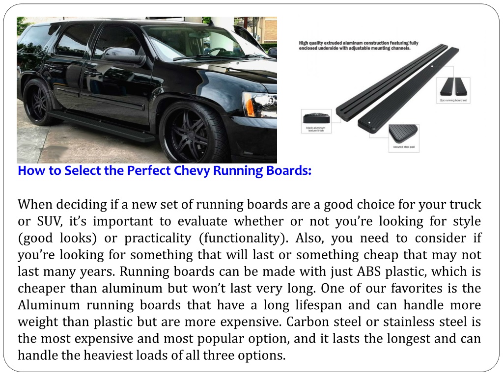 PPT How To Choose Running Boards For Your Chevy ? PowerPoint