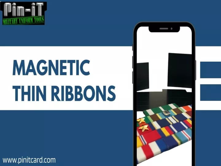 PPT Thin Ribbons Military Thin Ribbons PowerPoint