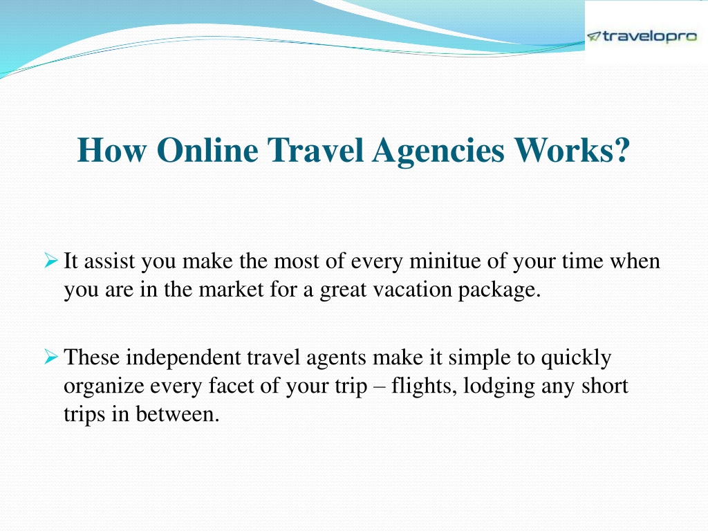 who regulates online travel agencies
