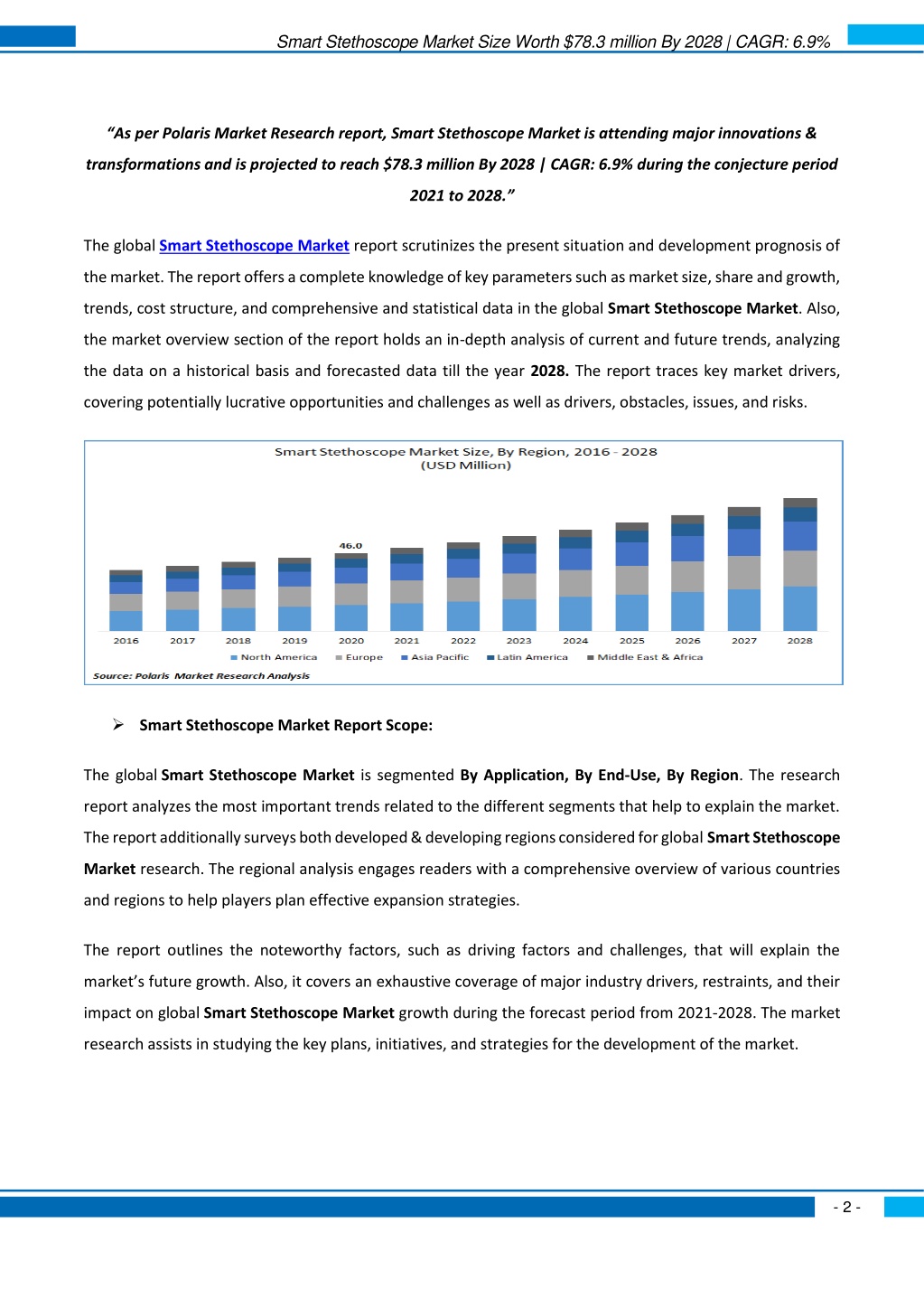 PPT - Smart Stethoscope Market PowerPoint Presentation, free download ...