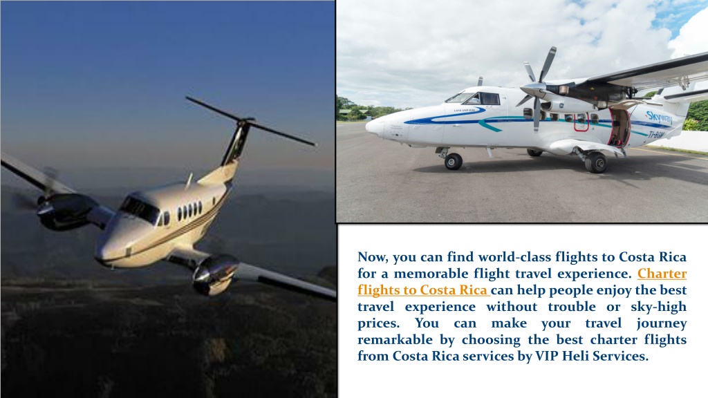 PPT Charter Flights Costa Rica PowerPoint Presentation, free download