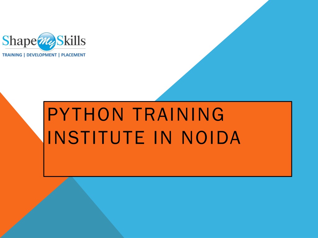 Ppt Python Training In Noida Powerpoint Presentation Free Download Id