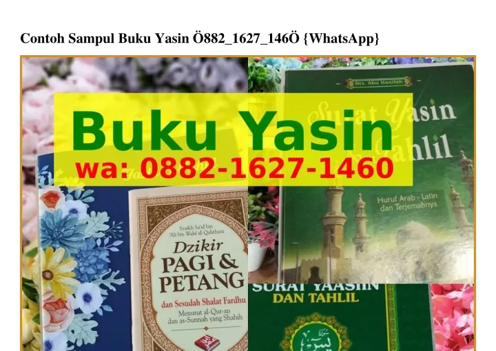 PPT - Contoh Sampul Buku Yasin 088ᒿ–l6ᒿ7–lԿ60(whatsApp) PowerPoint