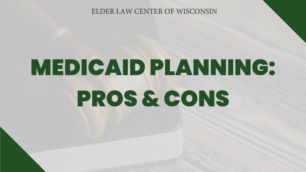 Ppt Medicaid Planning Pros And Cons Powerpoint Presentation Free Download Id11563477 7908