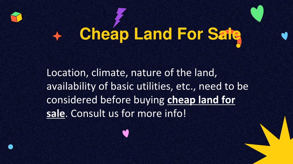 PPT Vacant Land For Sale PowerPoint Presentation Free Download ID 