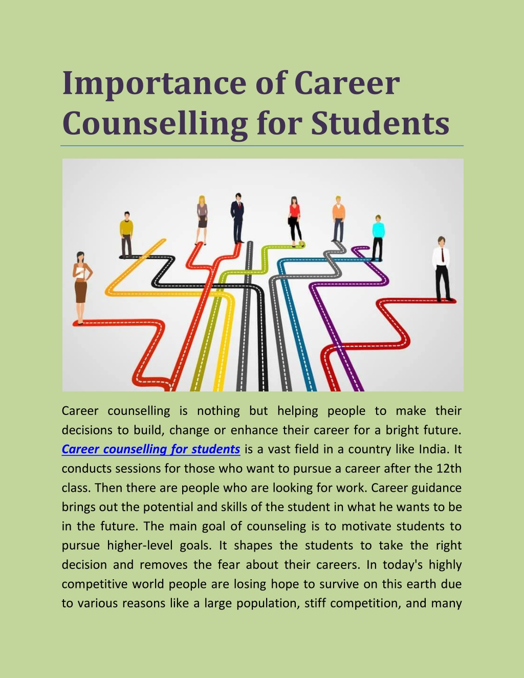 PPT - Importance of Career Counselling for Students PowerPoint ...