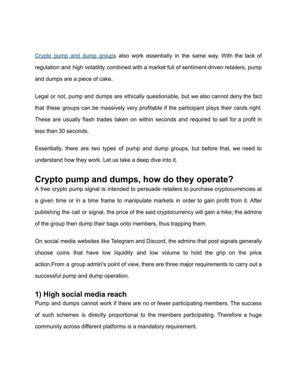 PPT - Crypto Pump And Dump Groups PowerPoint Presentation, Free ...