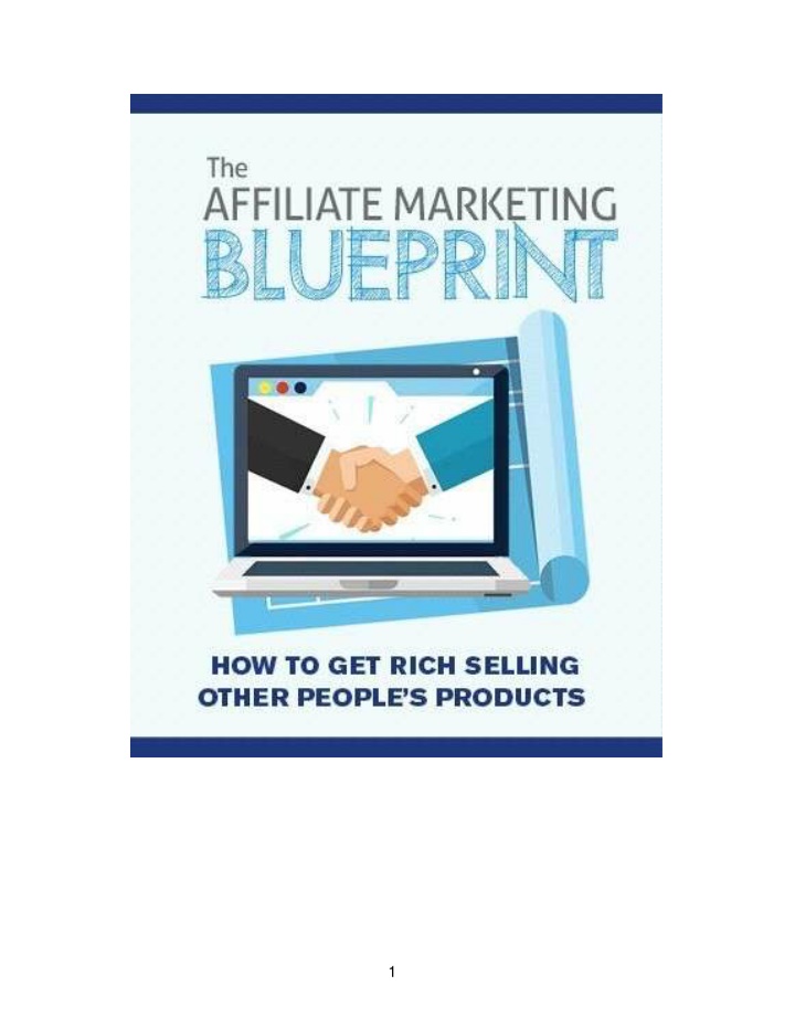 PPT - The Affiliate Marketing Blueprint PowerPoint Presentation, free ...