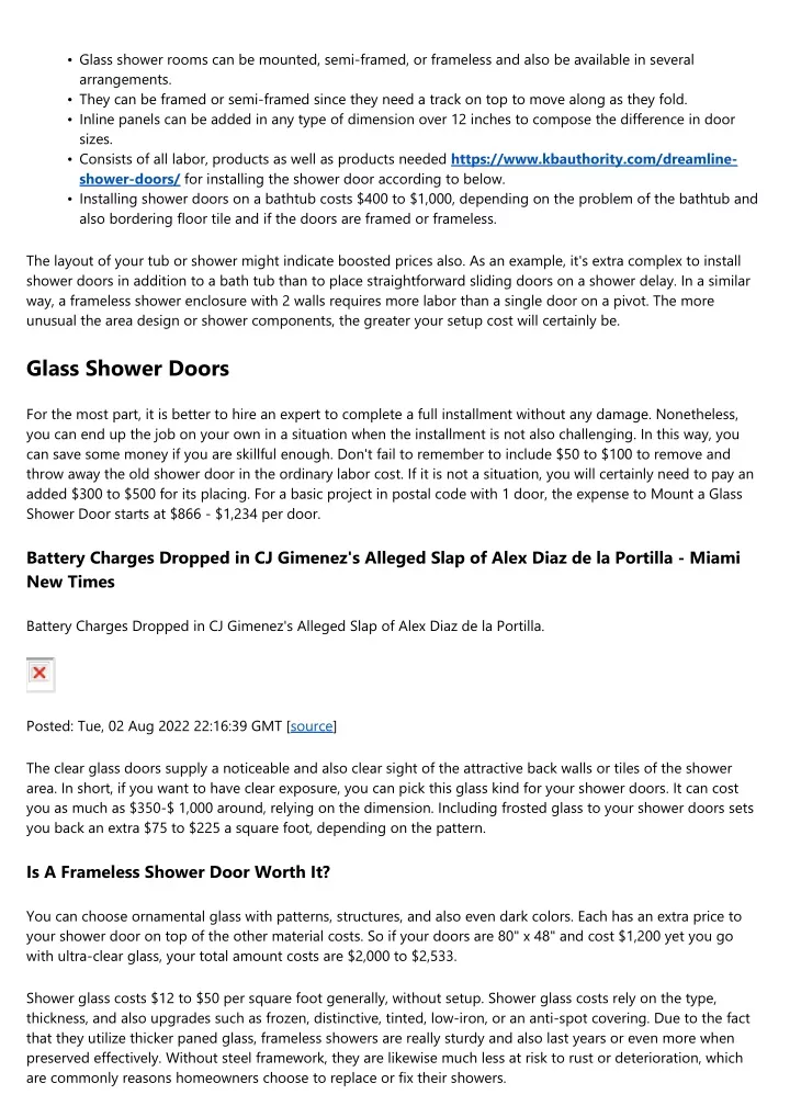 PPT Cost To Install A Shower Door PowerPoint Presentation, free