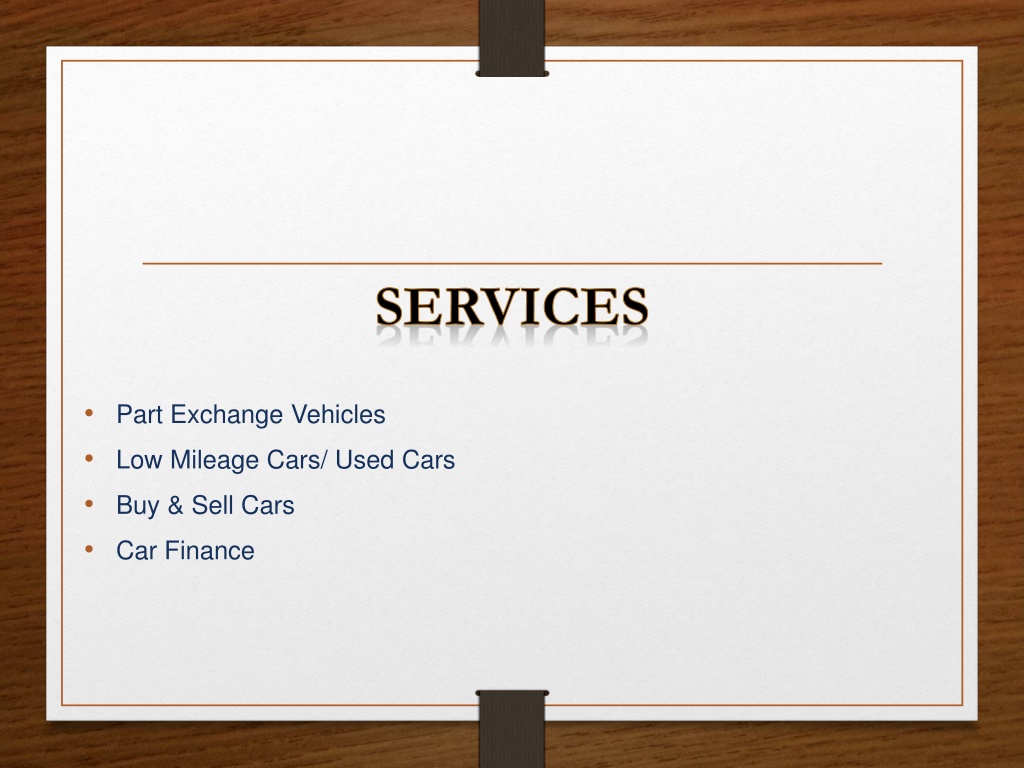 PPT Best Low Mileage Cars/ Used Cars in Milber PowerPoint