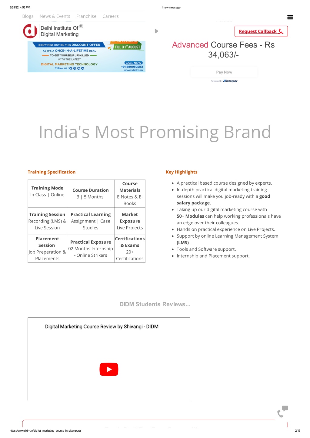 PPT - Best Digital Marketing Course in Pitampura PowerPoint ...