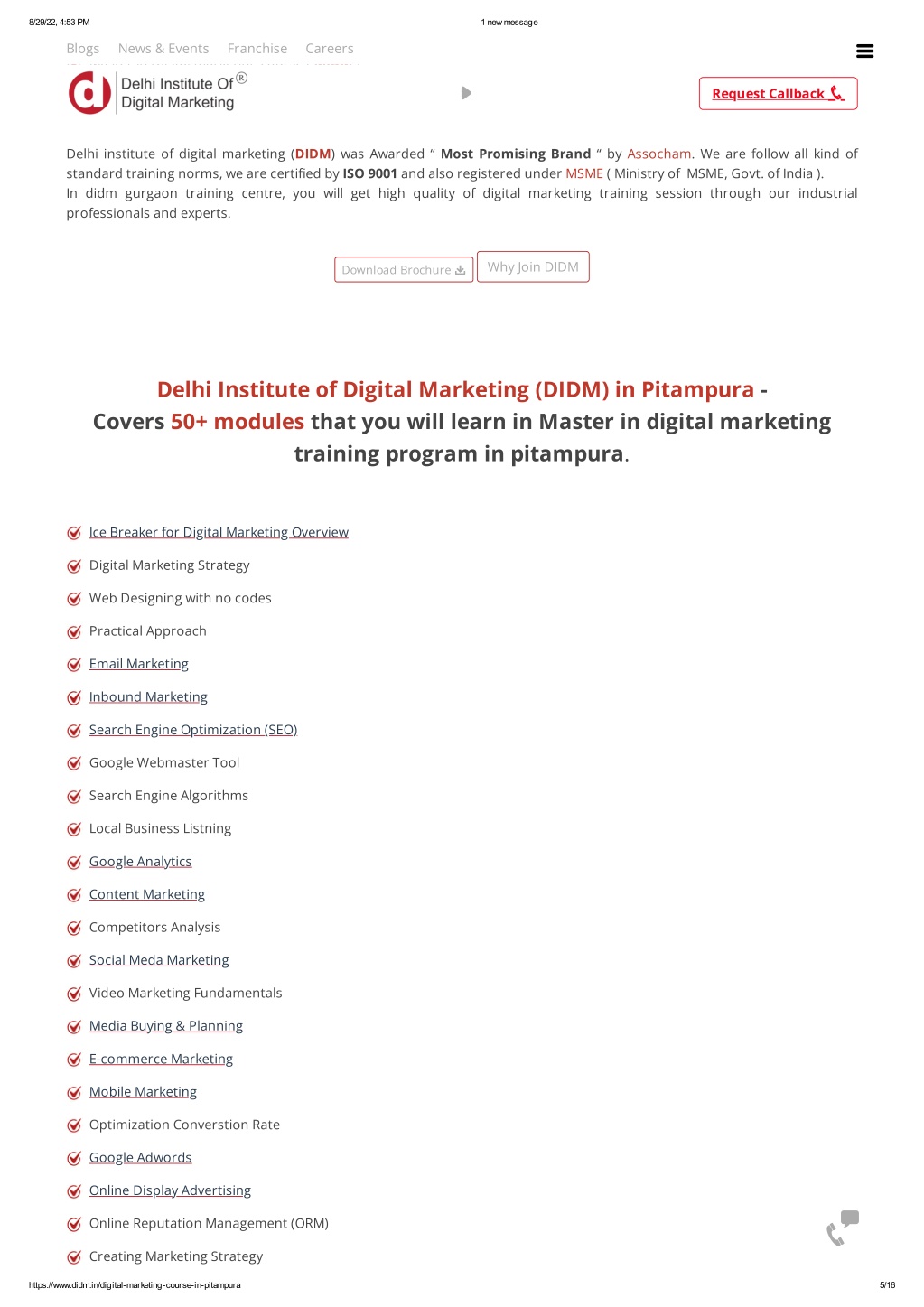 PPT - Best Digital Marketing Course in Pitampura PowerPoint ...