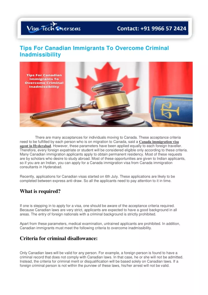 ppt-tips-for-canadian-immigrants-to-overcome-criminal-inadmissibility