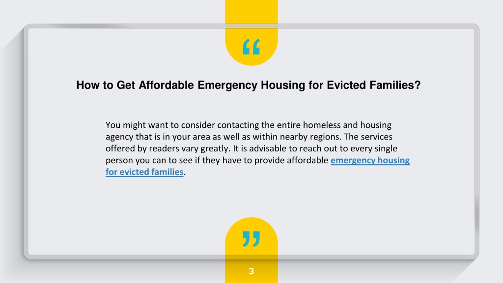 Ppt Emergency Housing For Evicted Families Powerpoint Presentation Free Download Id11568363 