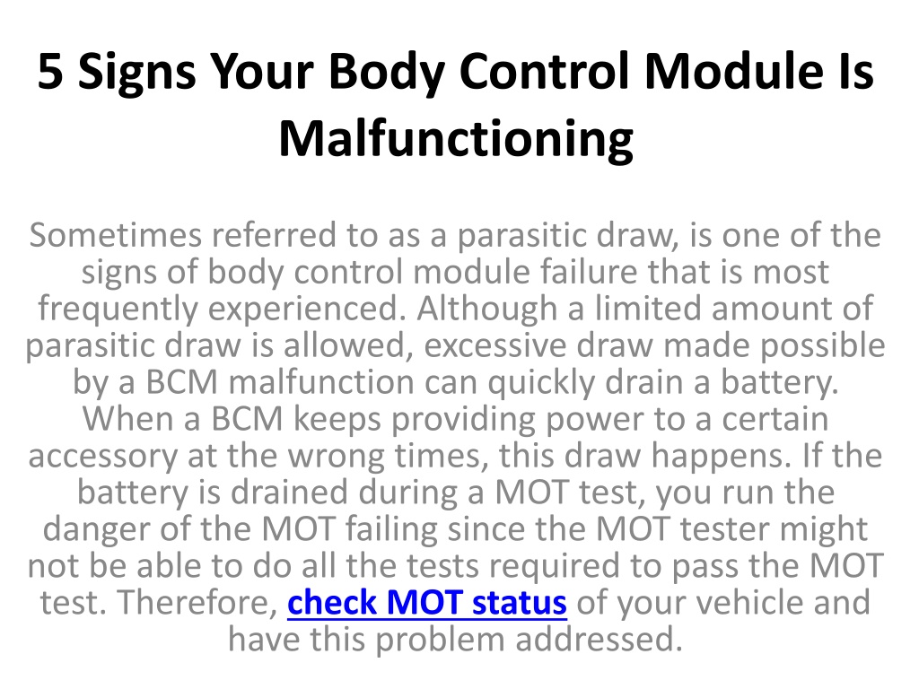 symptoms-of-a-bad-body-control-module