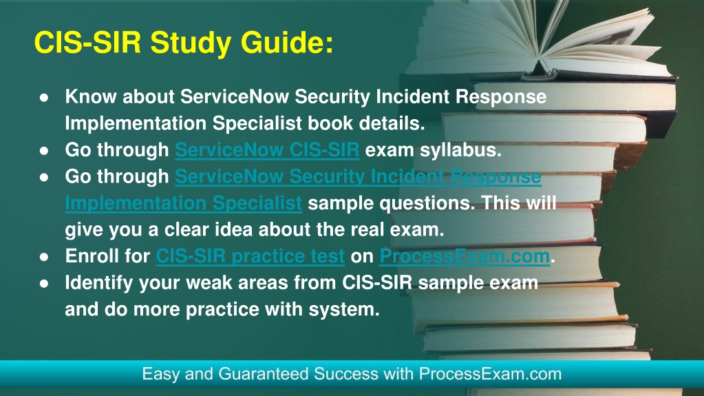 PPT - [CIS-SIR] Start Preparation for ServiceNow CIS-Security Incident ...