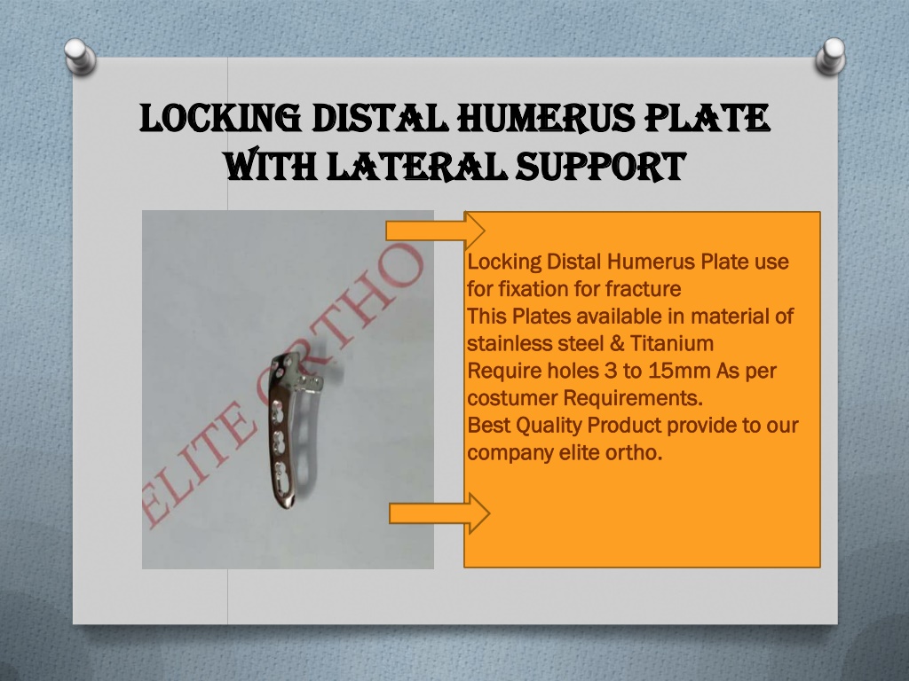 PPT Orthopedic, trauma implants, manufacturer & supplier│eliteortho