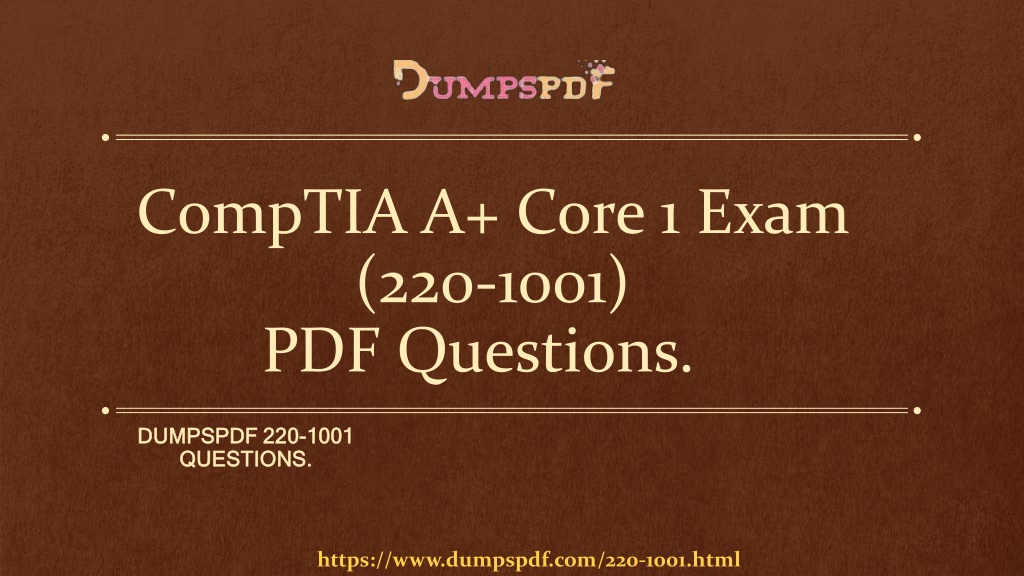 220-1001 Vce Format