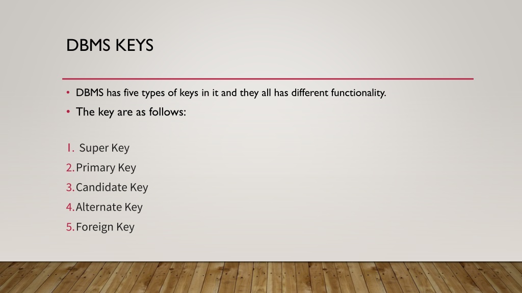 Ppt Keys In Dbms Powerpoint Presentation Free Download Id 11571532